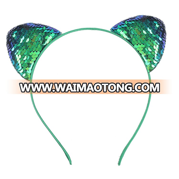 2018 Newest Novelty Mouse Animal Ears Green Color Animal Headband